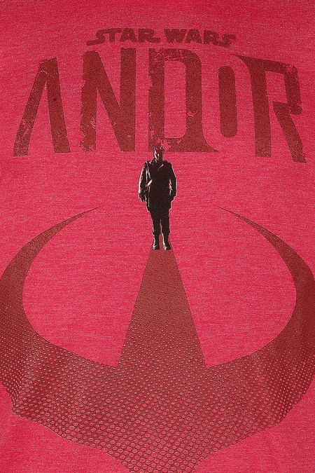 T-Shirt Manches courtes Disney de Star Wars - Andor 2 - Incognito - S à XXL - pour Homme - rouge chiné - Star Wars - View 2