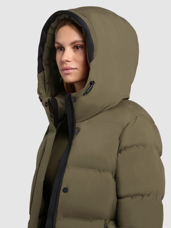 Manteau d'hiver  de Khujo - MAYLA3 - XS à XXL - pour Femme - vert - Khujo - View 2