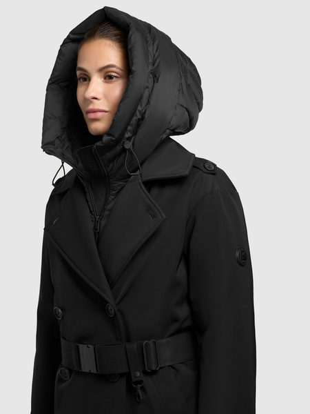 Manteau d'hiver  de Khujo - ELENA2 - XS à XL - pour Femme - noir - Khujo - View 2