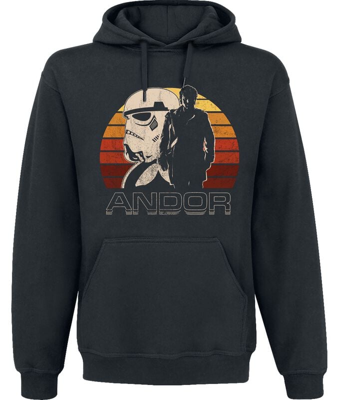 Sweat-shirt à capuche Disney de Star Wars - Andor 2 - Sunset - S à XXL - pour Homme - noir - Star Wars