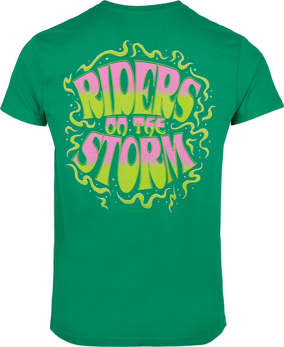 T-Shirt Manches courtes  de The Doors - Photo - S à 3XL - pour Homme - vert - The Doors - View 2