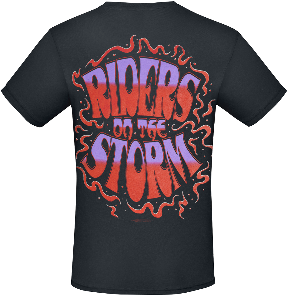 T-Shirt Manches courtes  de The Doors - Photo - S à 3XL - pour Homme - noir - The Doors - View 2