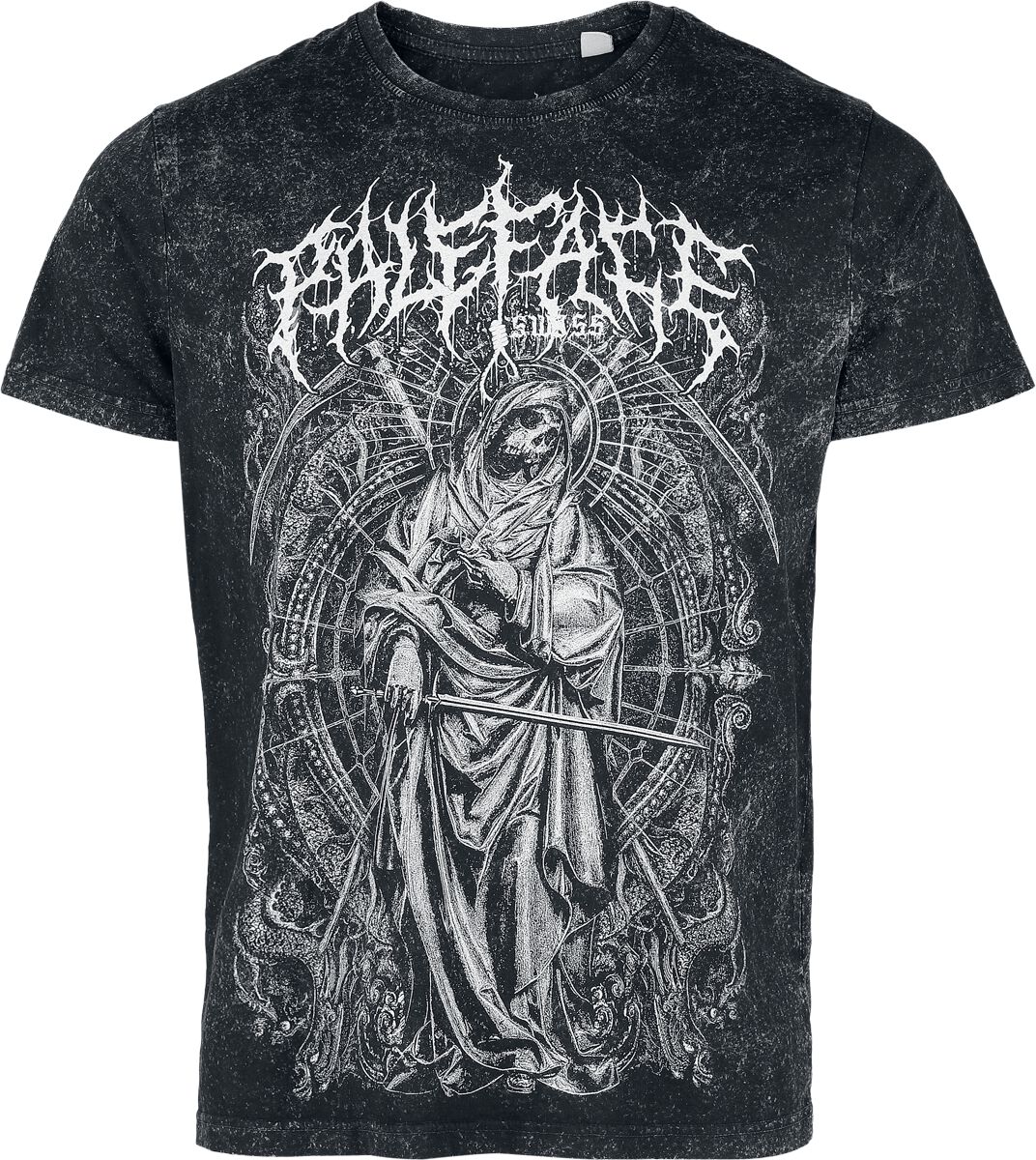 T-Shirt Manches courtes  de Paleface Swiss - Reaper Angel - S à 3XL - pour Homme - gris foncé - Paleface Swiss