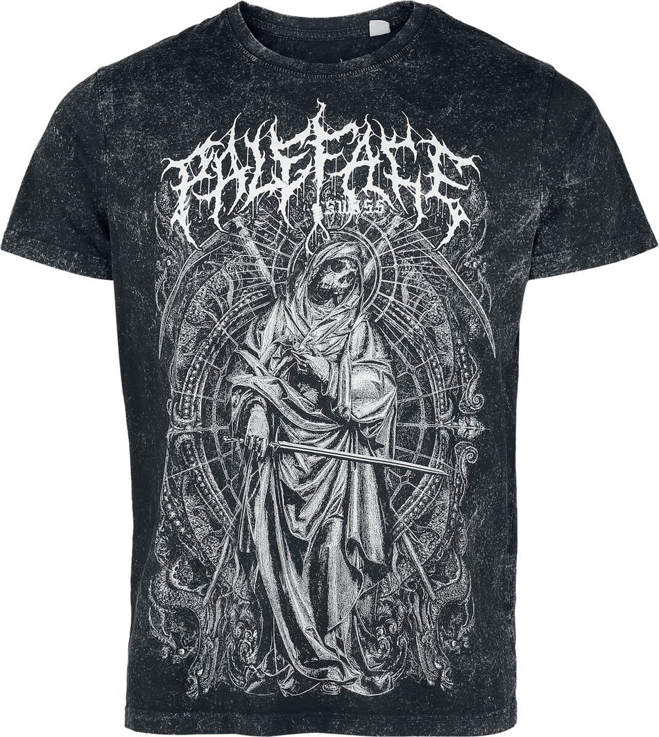 T-Shirt Manches courtes  de Paleface Swiss - Reaper Angel - S à 3XL - pour Homme - gris foncé - Paleface Swiss
