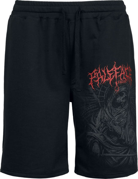 Short  de Paleface Swiss - Reaper Red - S à 3XL - pour Homme - noir - Paleface Swiss