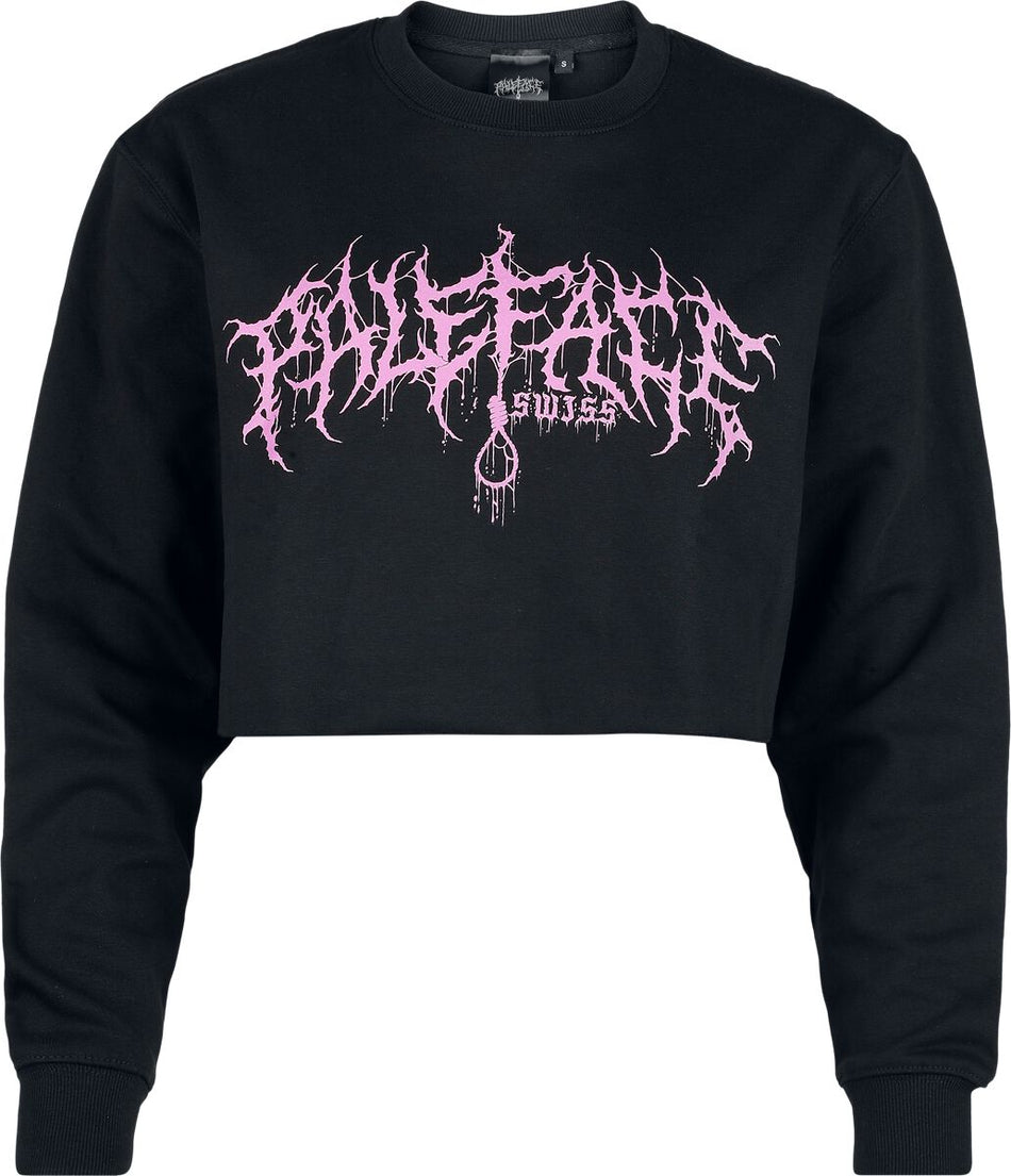 Sweat-shirt  de Paleface Swiss - Pink Logo - S à XL - pour Femme - noir - Paleface Swiss