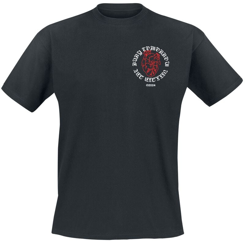 T-Shirt Manches courtes  de Bury Tomorrow - Heart - S à 3XL - pour Homme - noir - Bury Tomorrow