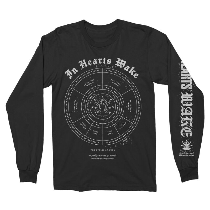 T-shirt manches longues  de In Hearts Wake - Cycles of Yuga - S à XXL - pour Homme - noir - In Hearts Wake