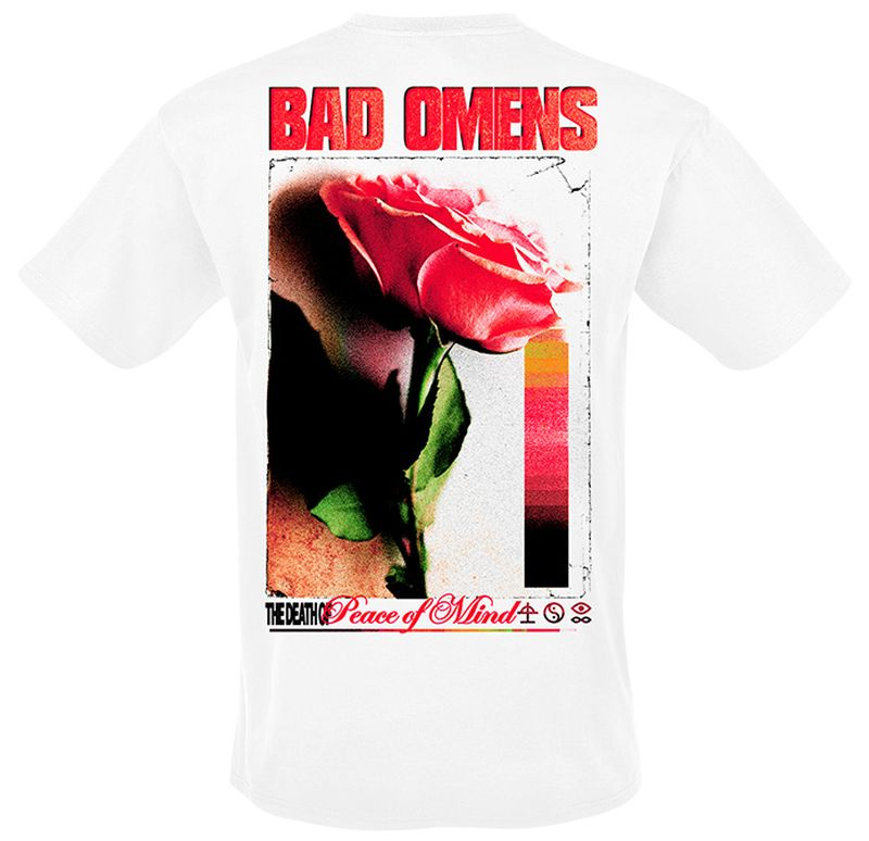 T-Shirt Manches courtes  de Bad Omens - Flower - S à 4XL - pour Homme - blanc - Bad Omens - View 2