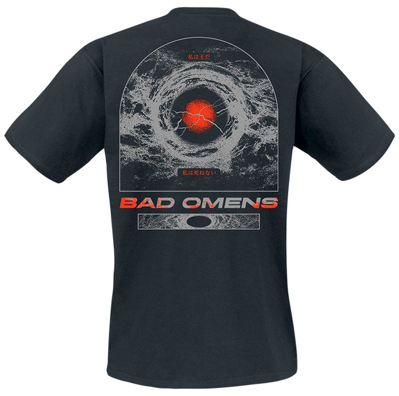 T-Shirt Manches courtes  de Bad Omens - Lightning Storm - S à 4XL - pour Homme - noir - Bad Omens - View 2