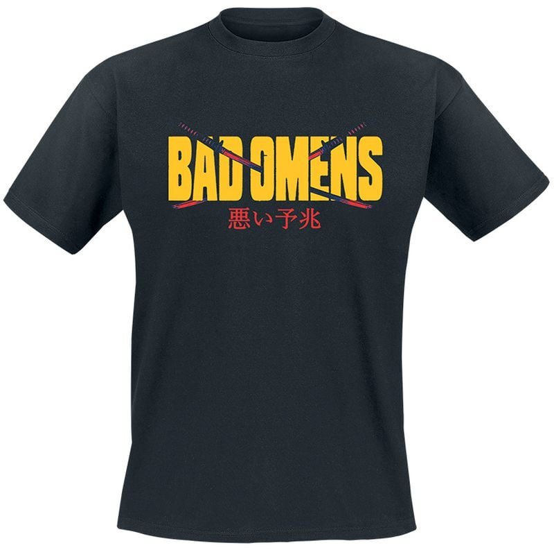 T-Shirt Manches courtes  de Bad Omens - Japanese Deluxe Katana - S à 4XL - pour Homme - noir - Bad Omens