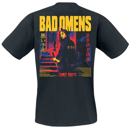 T-Shirt Manches courtes  de Bad Omens - Japanese Deluxe Katana - S à 4XL - pour Homme - noir - Bad Omens - View 2