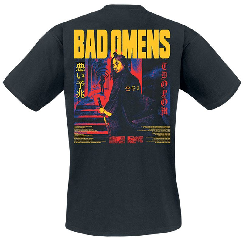 T-Shirt Manches courtes  de Bad Omens - Japanese Deluxe Katana - S à 4XL - pour Homme - noir - Bad Omens - View 2