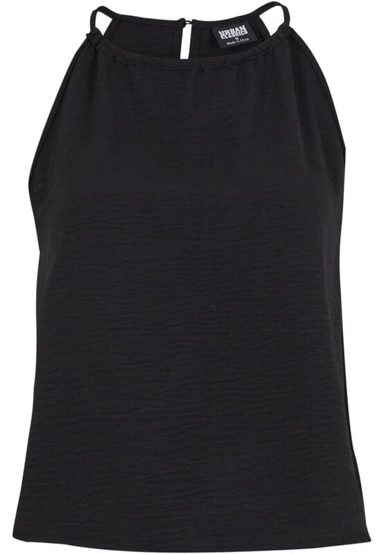 Top  de Urban Classics - Haut Structuré - XS à XL - pour Femme - noir - Urban Classics