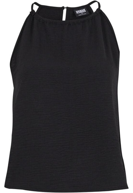 Top  de Urban Classics - Haut Structuré - XS à XL - pour Femme - noir - Urban Classics