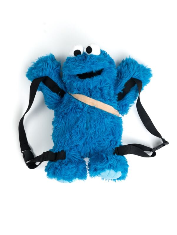 Sac à dos  de Sesame Street - Macaron Le Glouton - pour Unisexe - bleu/noir - Sesame Street