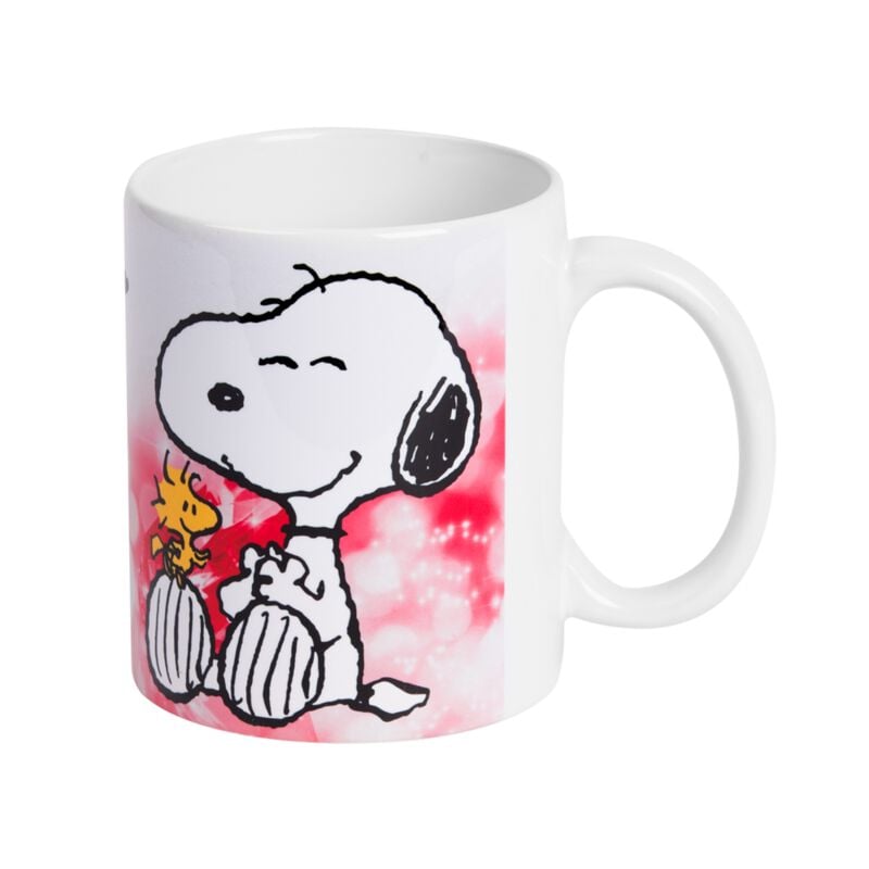 Mug  de Snoopy - Hab ich Dich, Hab ich Alles - pour Unisexe - blanc/multicolore - Snoopy
