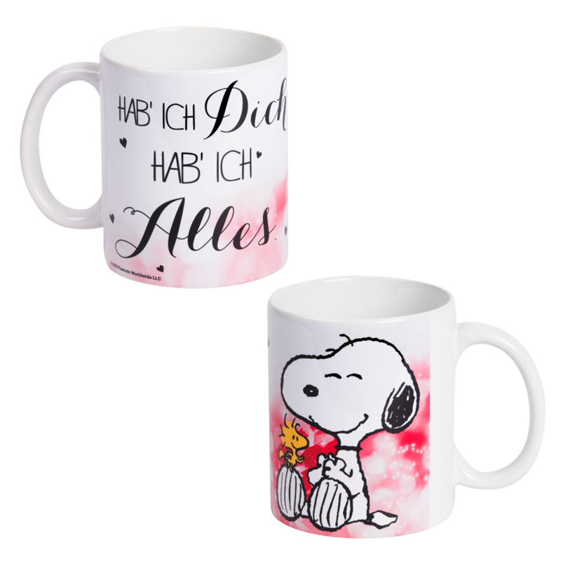 Mug  de Snoopy - Hab ich Dich, Hab ich Alles - pour Unisexe - blanc/multicolore - Snoopy - View 2