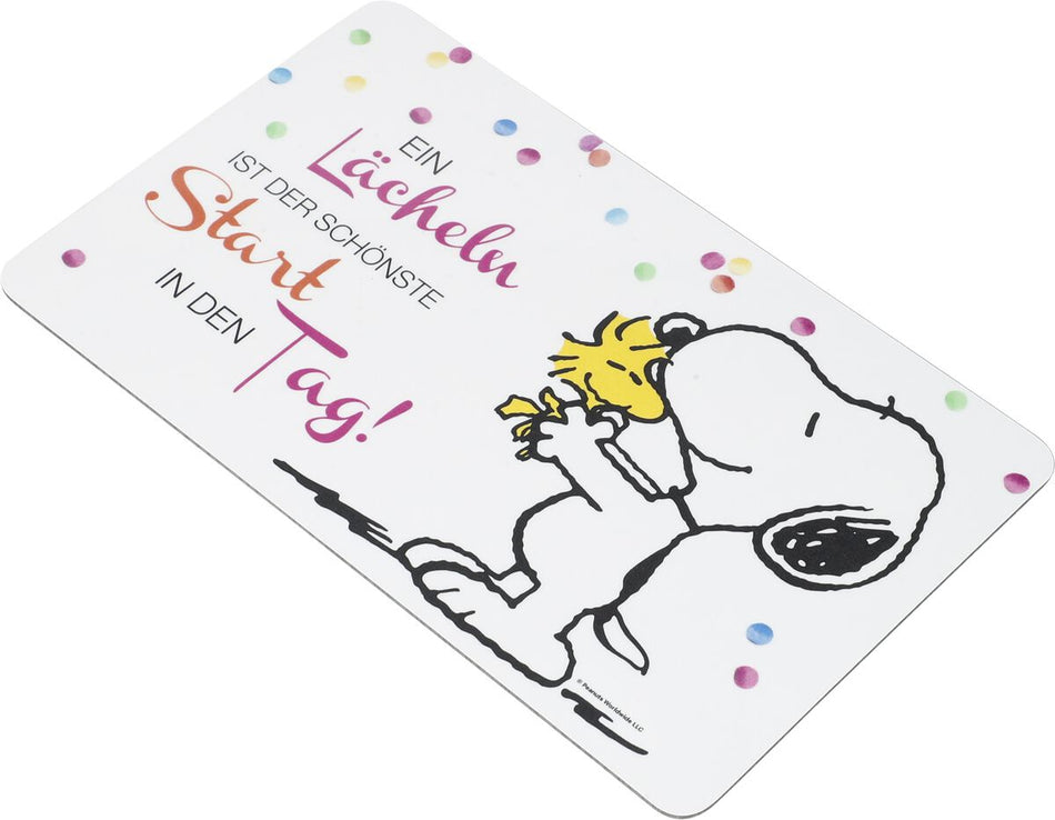 Planche petit déjeuner  de Snoopy - Ein Lächeln ist der schönste Start in den Tag! - pour Unisexe - multicolore - Snoopy