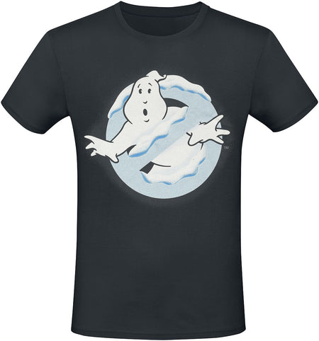 T-Shirt Manches courtes  de SOS Fantômes - Frozen Logo - S à L - pour Homme - noir - SOS Fantômes
