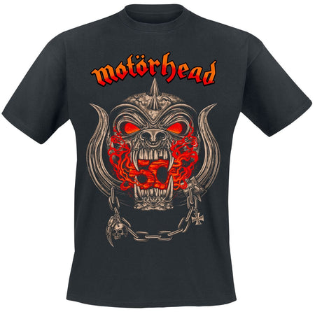 T-Shirt Manches courtes  de Motörhead - 50 Warpig - S à 4XL - pour Homme - noir - Motörhead