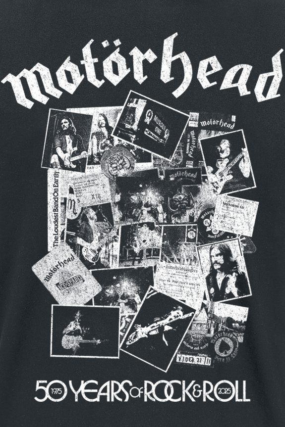 T-Shirt Manches courtes  de Motörhead - 50 Scrapbook Photos - S à 4XL - pour Homme - noir - Motörhead - View 2