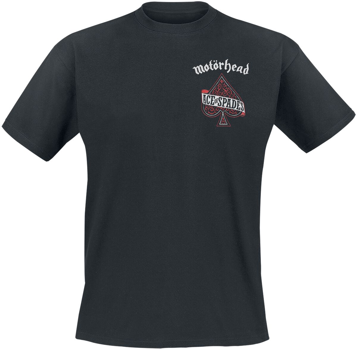 T-Shirt Manches courtes  de Motörhead - The Only Card - S à 3XL - pour Homme - noir - Motörhead
