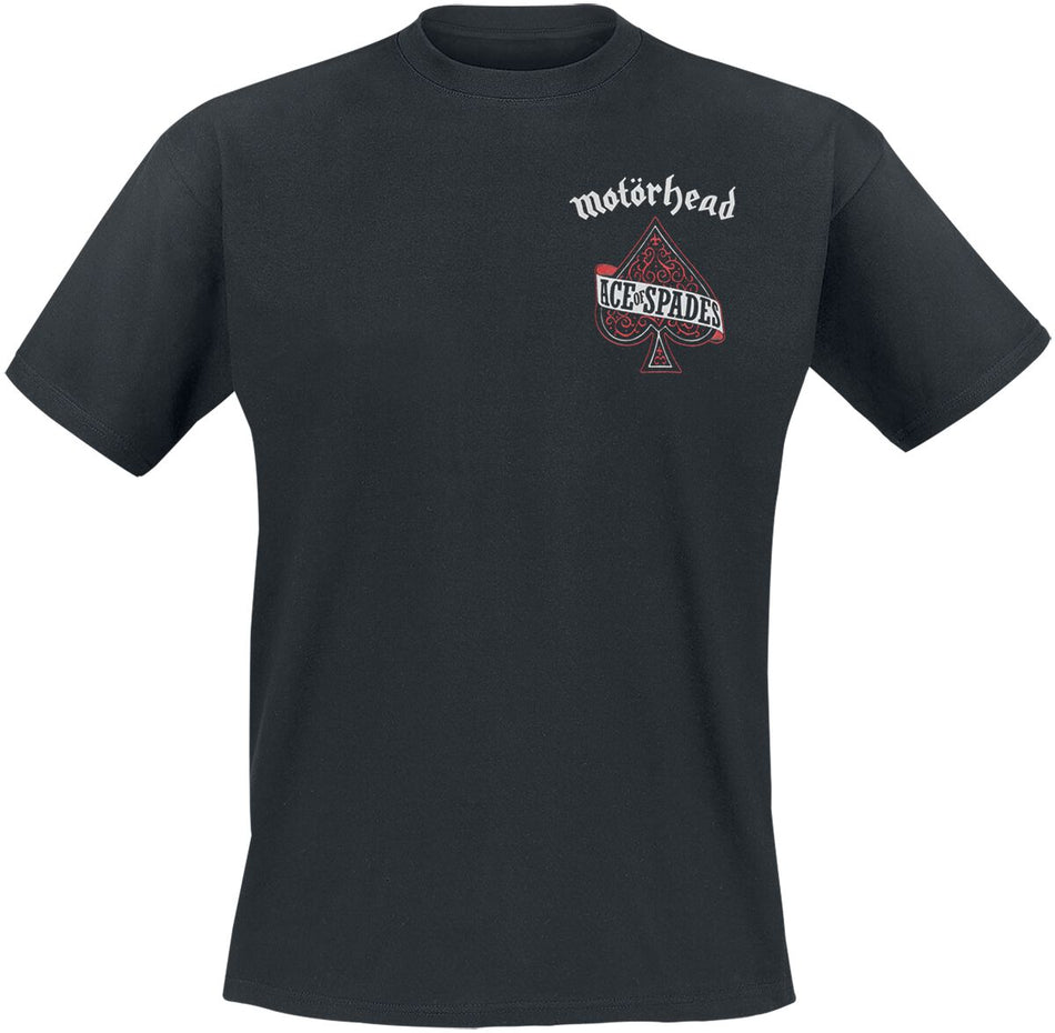 T-Shirt Manches courtes  de Motörhead - The Only Card - S à 3XL - pour Homme - noir - Motörhead