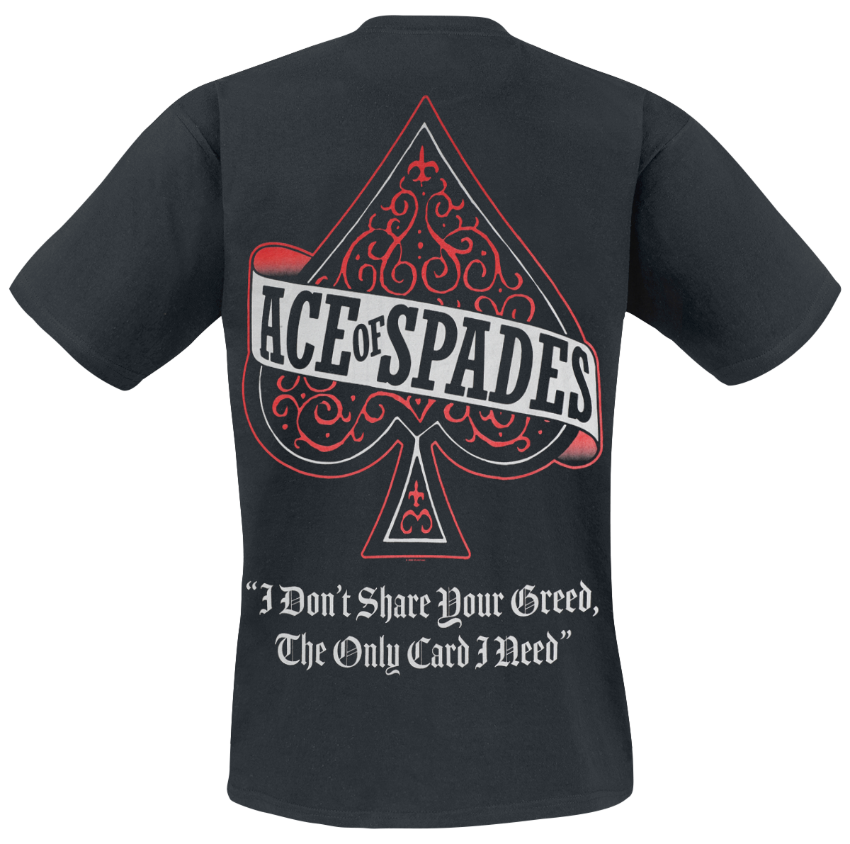 T-Shirt Manches courtes  de Motörhead - The Only Card - S à 4XL - pour Homme - noir - Motörhead - View 2