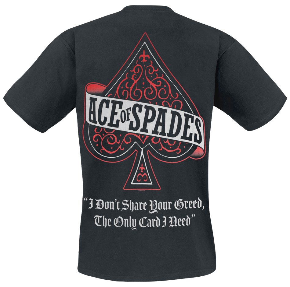 T-Shirt Manches courtes  de Motörhead - The Only Card - S à 4XL - pour Homme - noir - Motörhead - View 2