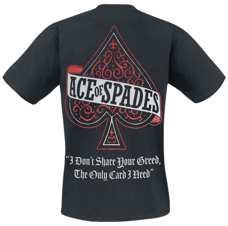 T-Shirt Manches courtes  de Motörhead - The Only Card - S à 3XL - pour Homme - noir - Motörhead - View 2