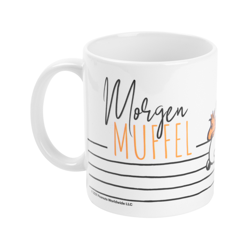 Mug  de Snoopy - Morgenmuffel - pour Indifférent - blanc/multicolore - Snoopy - View 2