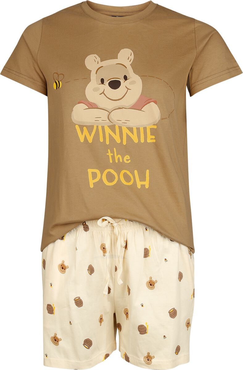 Pyjama Disney de Winnie L'Ourson - Love Bees - S à XXL - pour Femme - multicolore - Winnie L'Ourson