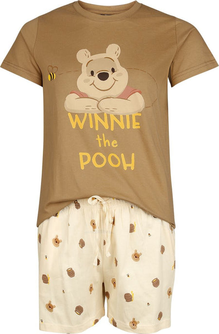 Pyjama Disney de Winnie L'Ourson - Love Bees - S à XXL - pour Femme - multicolore - Winnie L'Ourson