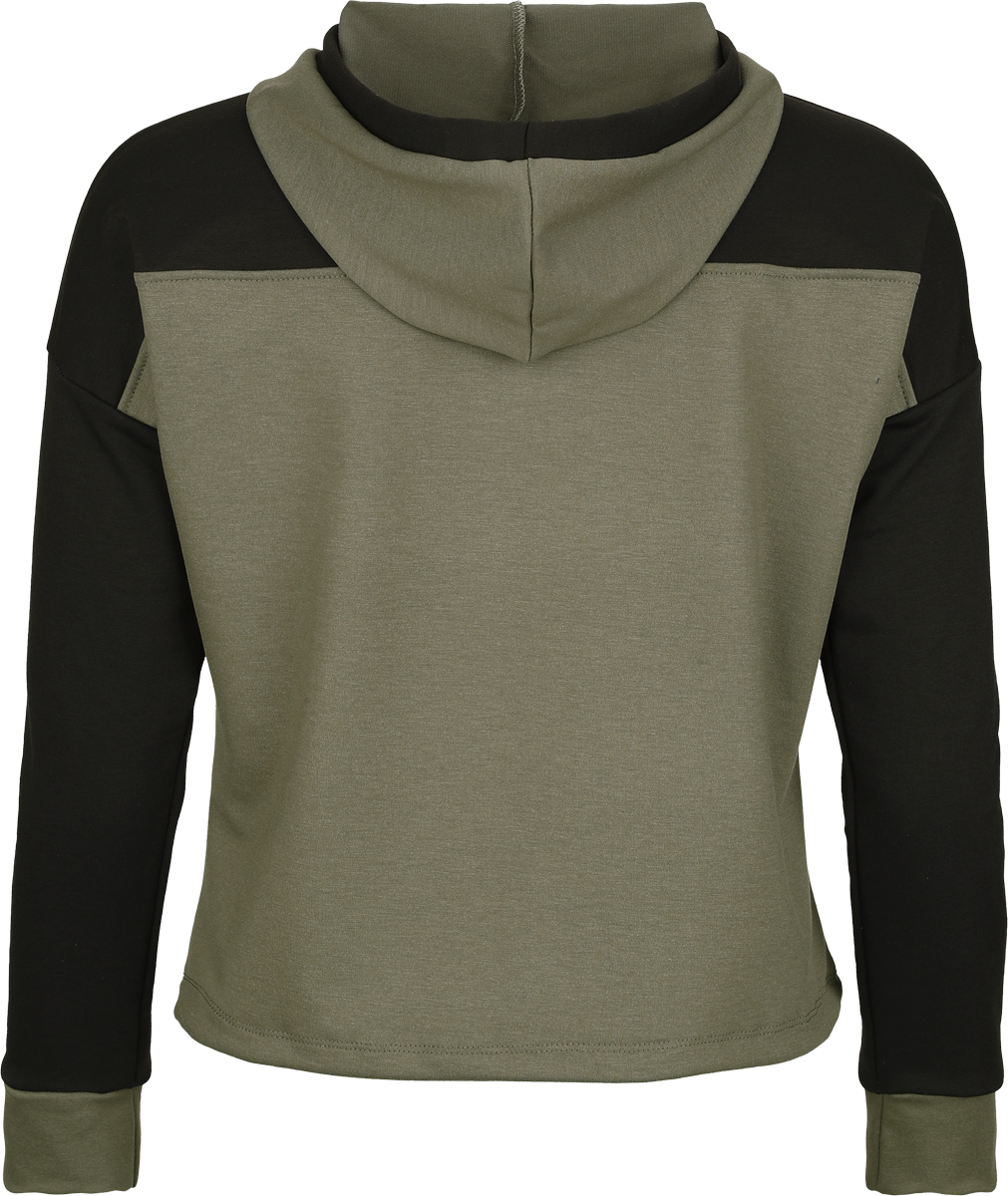 Sweat-shirt à capuche  de Jurassic Park - Jurassic World - Reflections - S à XXL - pour Femme - vert/noir - Jurassic Park - View 2