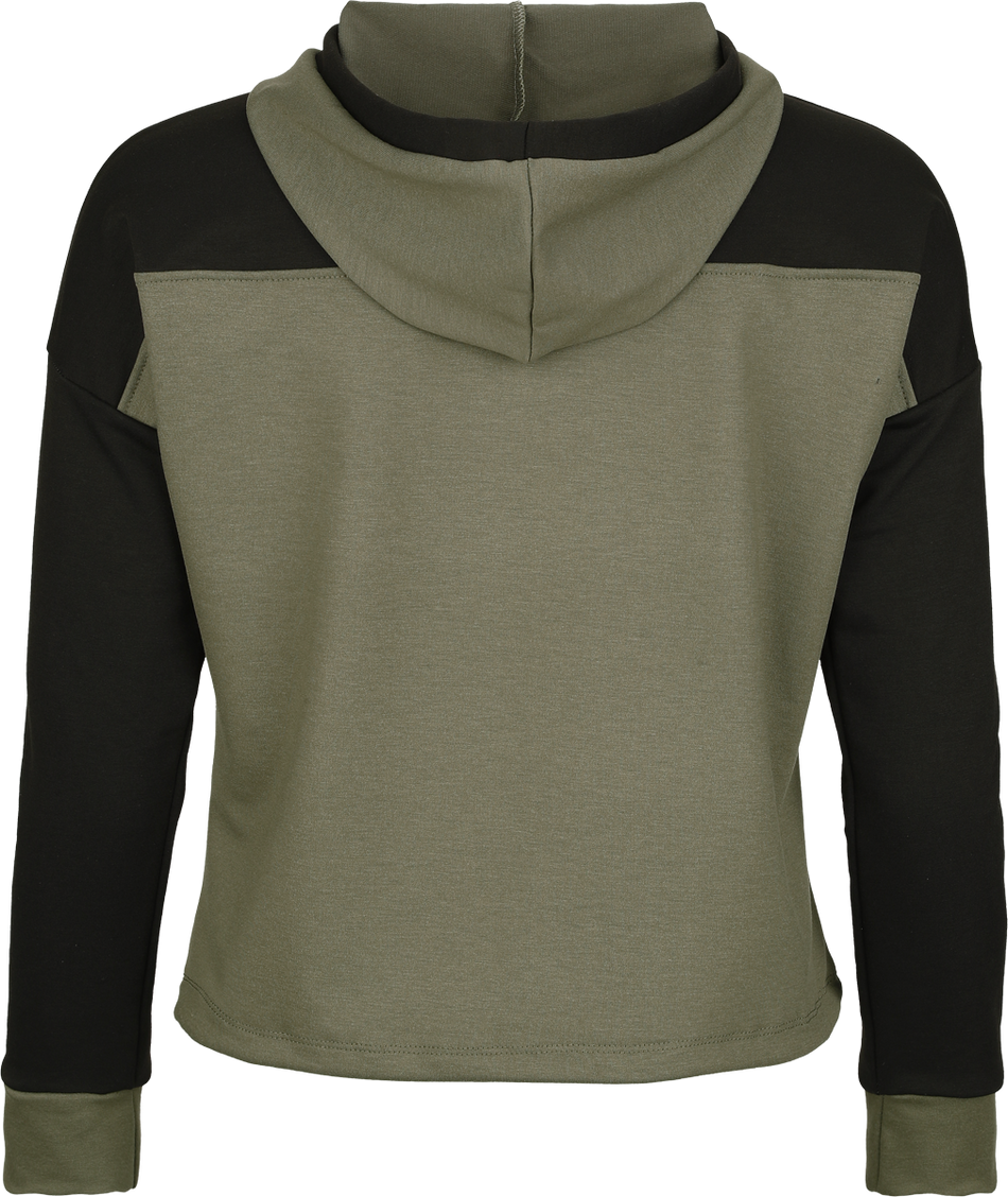 Sweat-shirt à capuche  de Jurassic Park - Jurassic World - Reflections - S à XXL - pour Femme - vert/noir - Jurassic Park - View 2