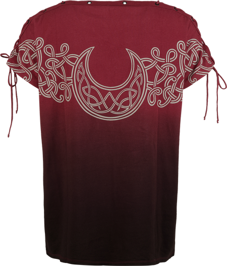 T-Shirt Manches courtes  de Black Premium by EMP - Celtic fine lines - S à L - pour Femme - rouge - Black Premium by EMP - View 2