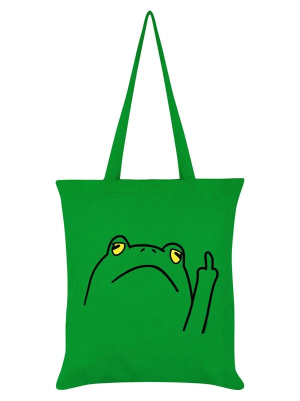 Sac En Tissu Fun de Tierisch - Frog Off - pour Unisexe - vert - Tierisch