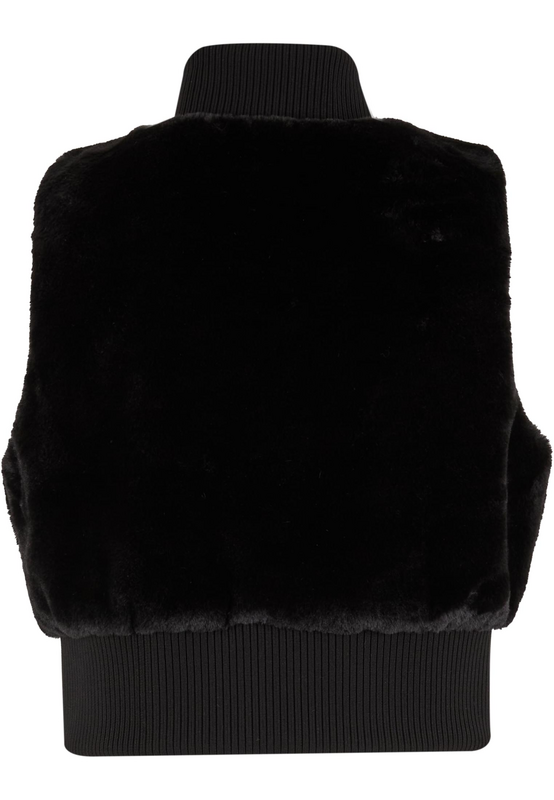 Veste Sans Manches  de Urban Classics - Veste Sans Manches Courte en Fausse Fourrure - XS à XL - pour Femme - noir - Urban Classics - View 2
