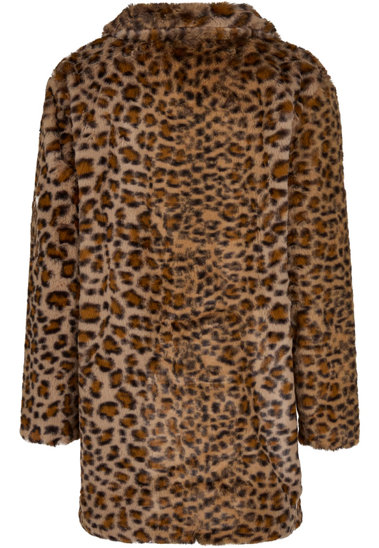 Manteaux  de Urban Classics - Fausse Fourrure Léopard - Manteau - XS à S - pour Femme - léopard - Urban Classics - View 2