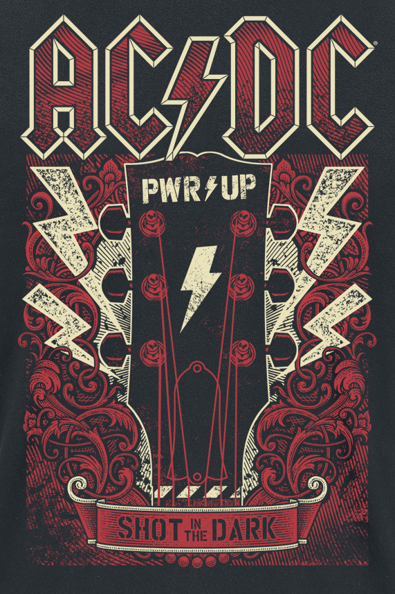 T-Shirt Manches courtes  de AC/DC - PWRUP Guitar - S à 5XL - pour Homme - noir - AC/DC - View 2
