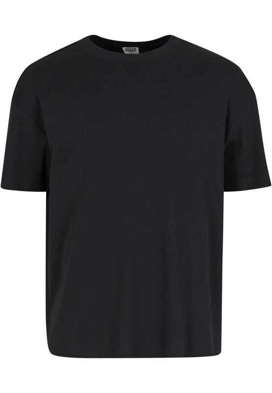 T-Shirt Manches courtes  de Urban Classics - T-Shirt Côtelé - S à XXL - pour Homme - noir - Urban Classics