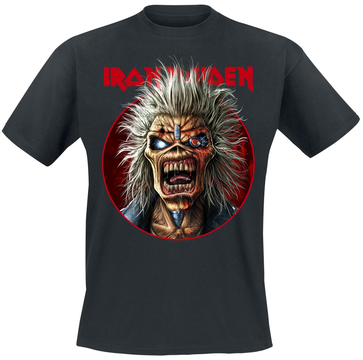 T-Shirt Manches courtes  de Iron Maiden - Portrait Ed Crop Circle - S à 4XL - pour Homme - noir - Iron Maiden