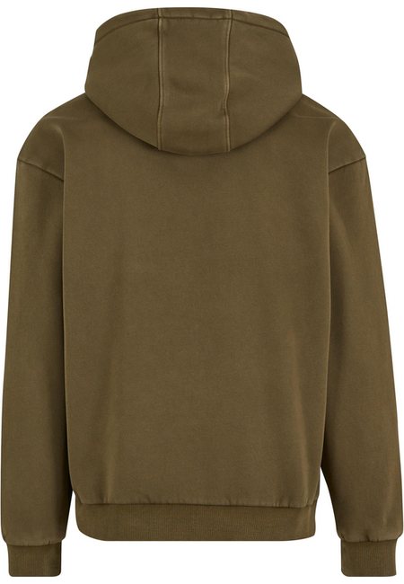 Sweat-shirt à capuche  de Urban Classics - Vintage Heavy Hoodie - S à XXL - pour Homme - olive - Urban Classics - View 2