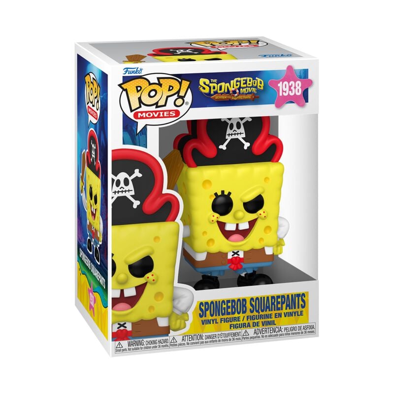 Bob L'Éponge - Bob l'Éponge Le Film - Bob l'Éponge (Pop! Movies) - Funko Pop! n°1938 - Funko Pop! - Funko Shop Europe - Bob L'Éponge