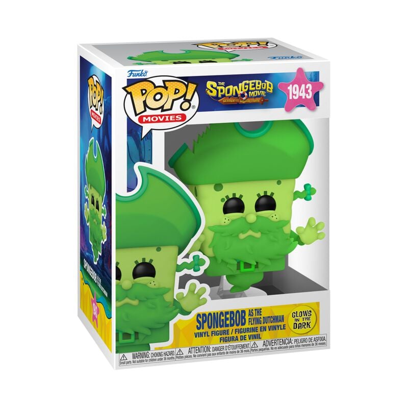 Bob L'Éponge - Funko Pop! Bob l’éponge – Hollandais Volant (Glow-in-the-dark) – 1943 - Funko Pop! - Funko Shop Europe - Bob L'Éponge