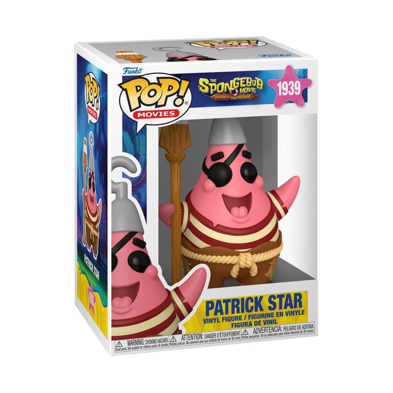 Bob L'Éponge - Bob l'Éponge Le Film - Patrick l'Étoile de Mer (Pop! Movies) - Funko Pop! n°1939 - Funko Pop! - Funko Shop Europe - Bob L'Éponge