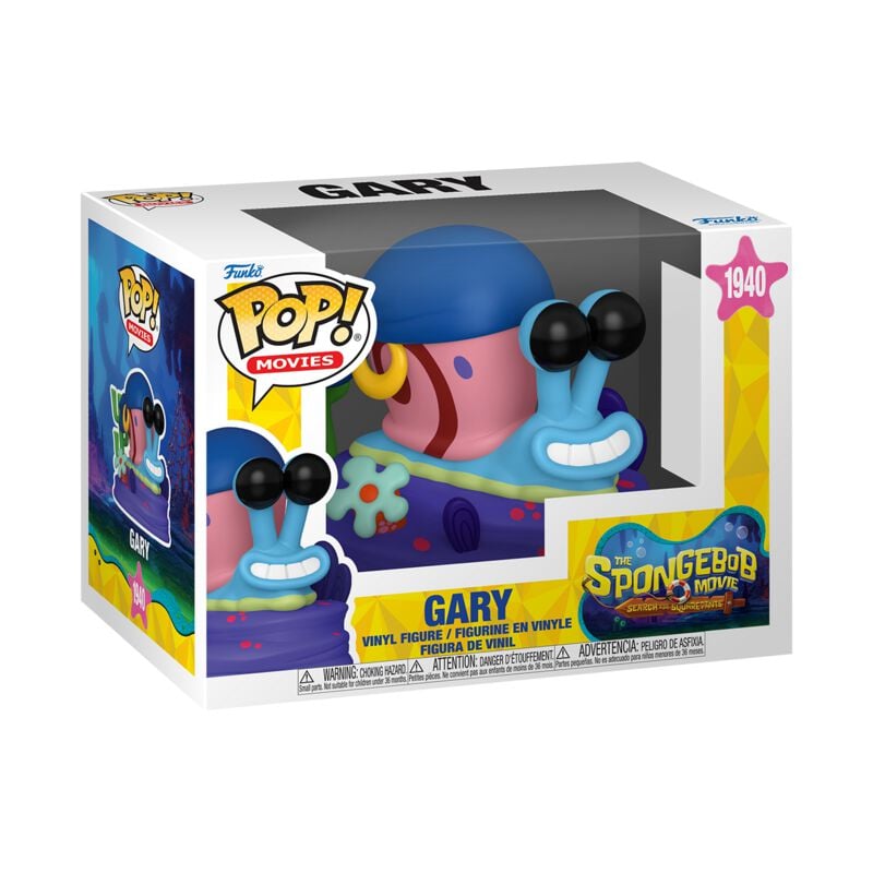 Bob L'Éponge - Bob l'Éponge Le Film - Gary (Pop! Movies) - Funko Pop! n°1940 - Funko Pop! - Funko Shop Europe - Bob L'Éponge