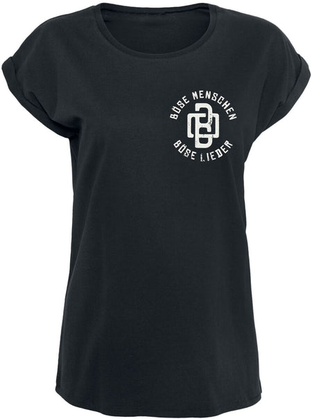 T-Shirt Manches courtes  de Böhse Onkelz - Böhse Menschen Remake - S à XL - pour Femme - noir - Böhse Onkelz