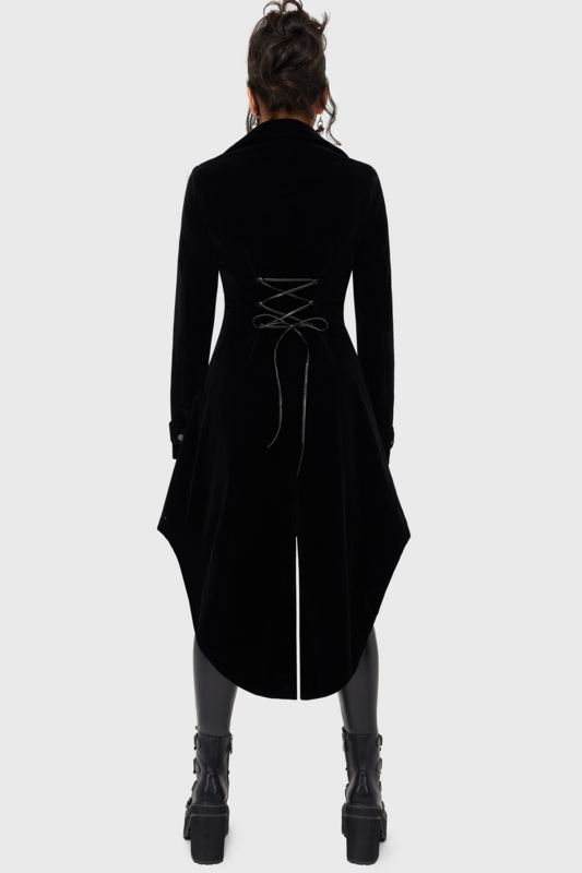 Manteaux Gothic de Killstar - Misery Coat - XS à XL - pour Femme - noir - Killstar - View 2